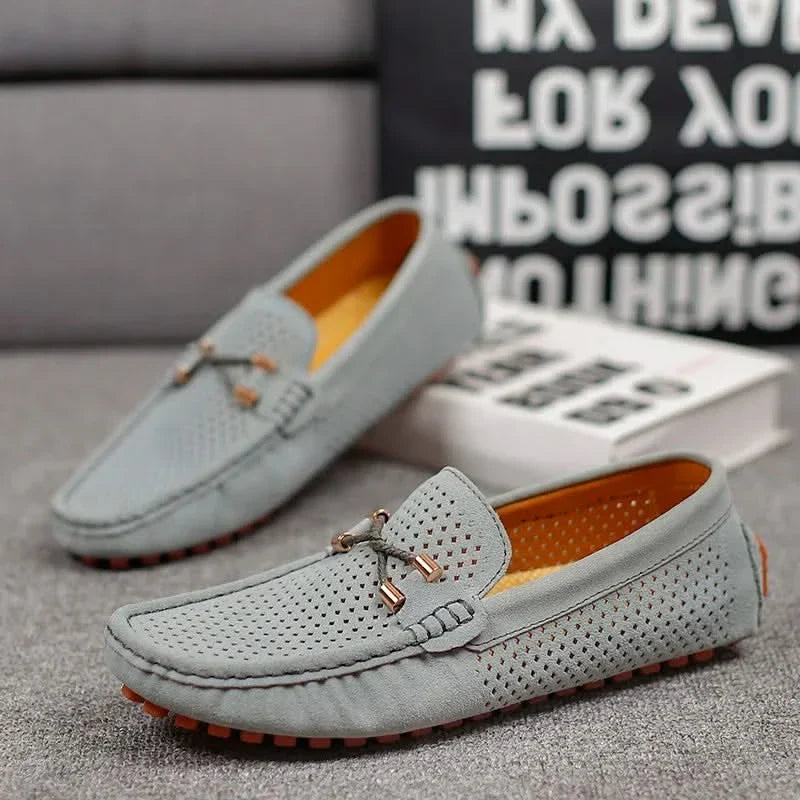 GIANNI | Perforated loafers with slip-on fit