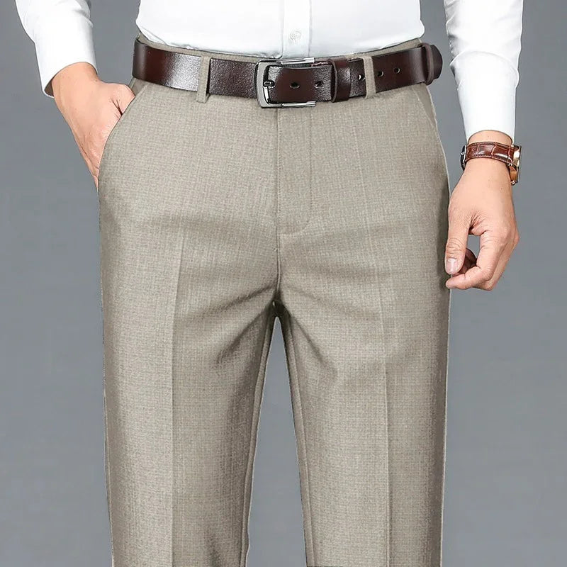 GRAYSON | Straight-leg pants with side pockets