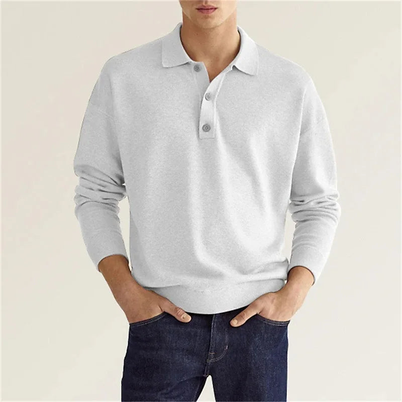 CORVIN | Polo shirt with lapel collar