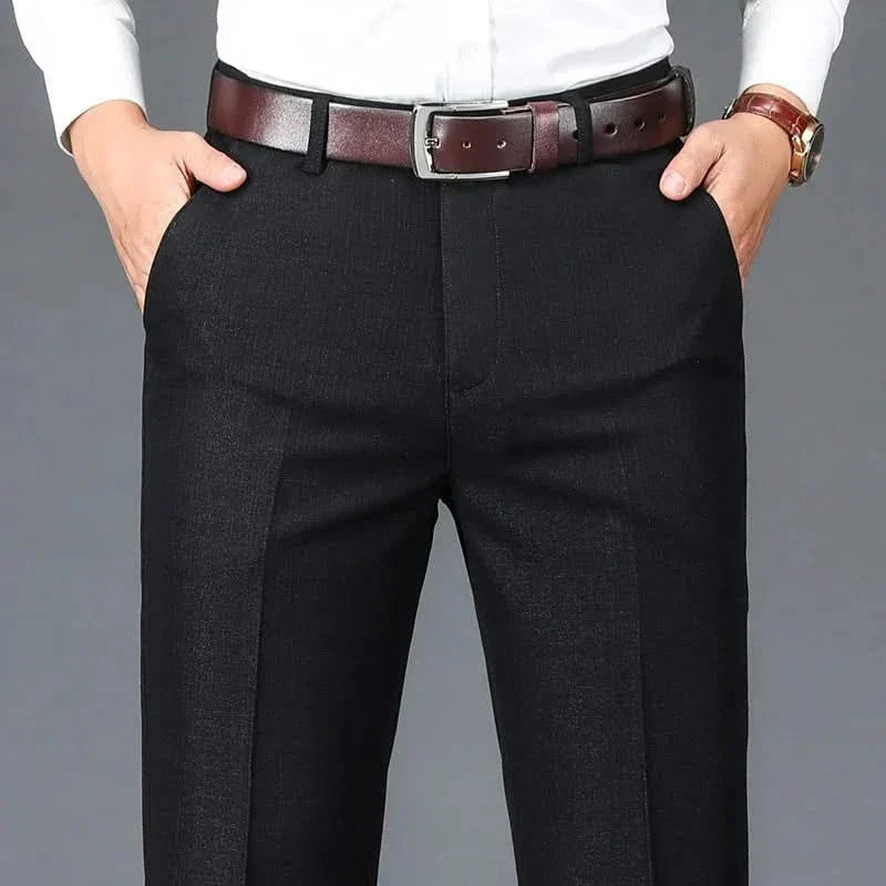 GRAYSON | Straight-leg pants with side pockets