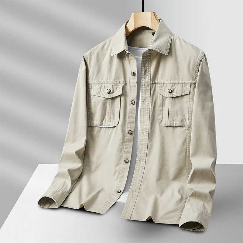 CORBIN | Overshirt with chest pockets