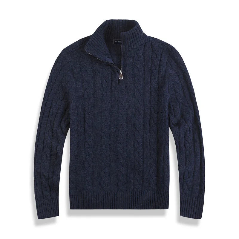 HENRY | Half-zip sweater with high collar