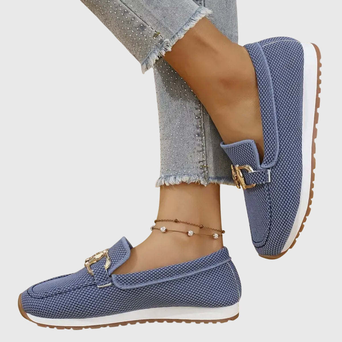 HARPER | Loafer with gold bit detail