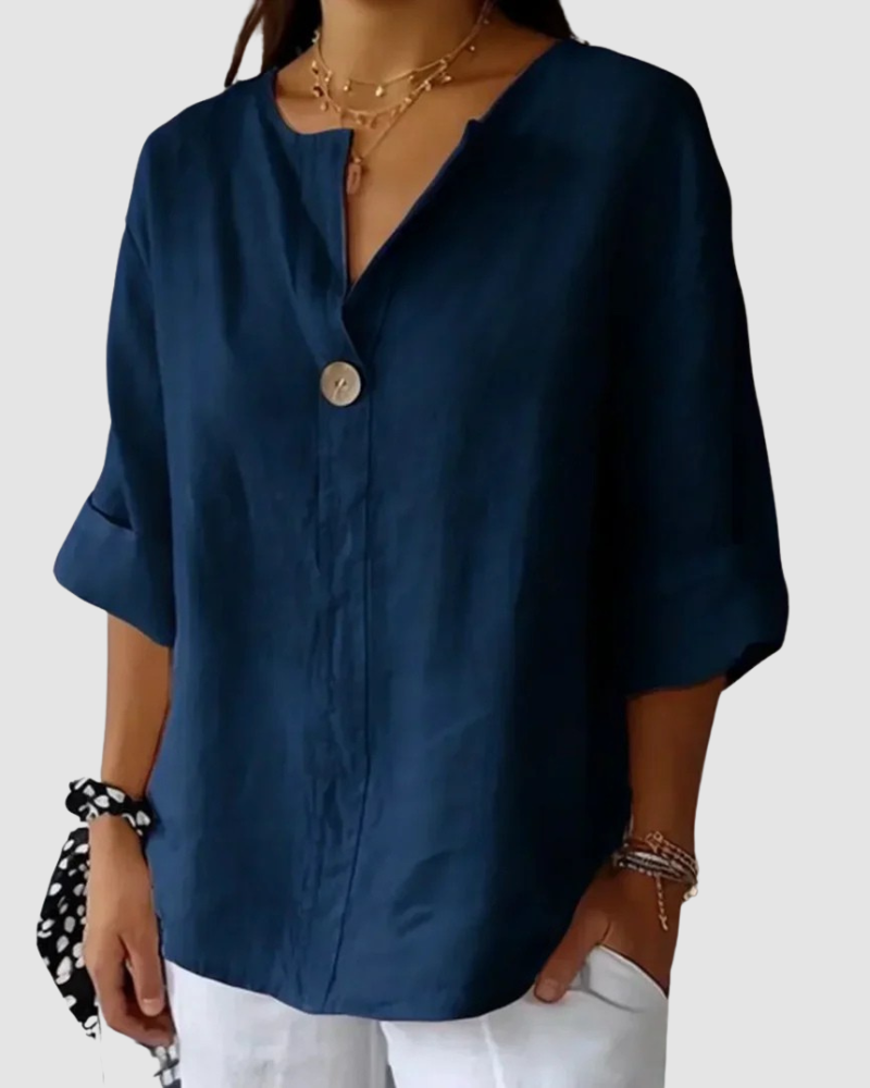 AVERY | Blouse with V-neck