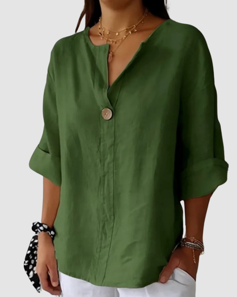 AVERY | Blouse with V-neck