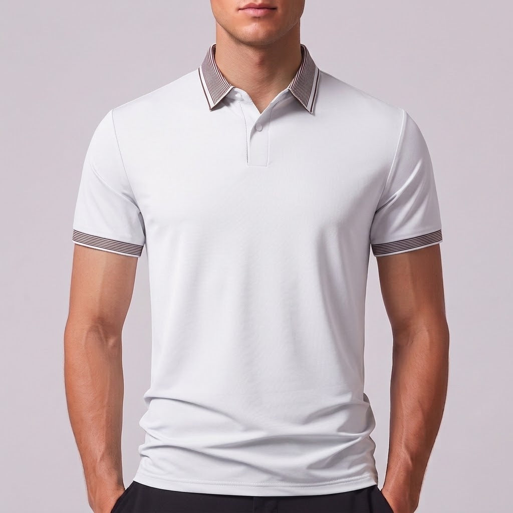 ELIJAH | Polo with contrast stripes