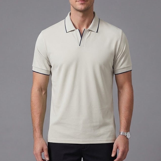 HENRY | Polo with Johnny collar