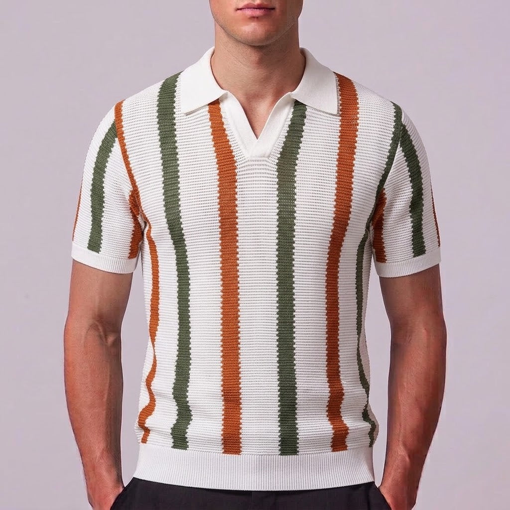 WILLIAM | Polo with contrast stripes
