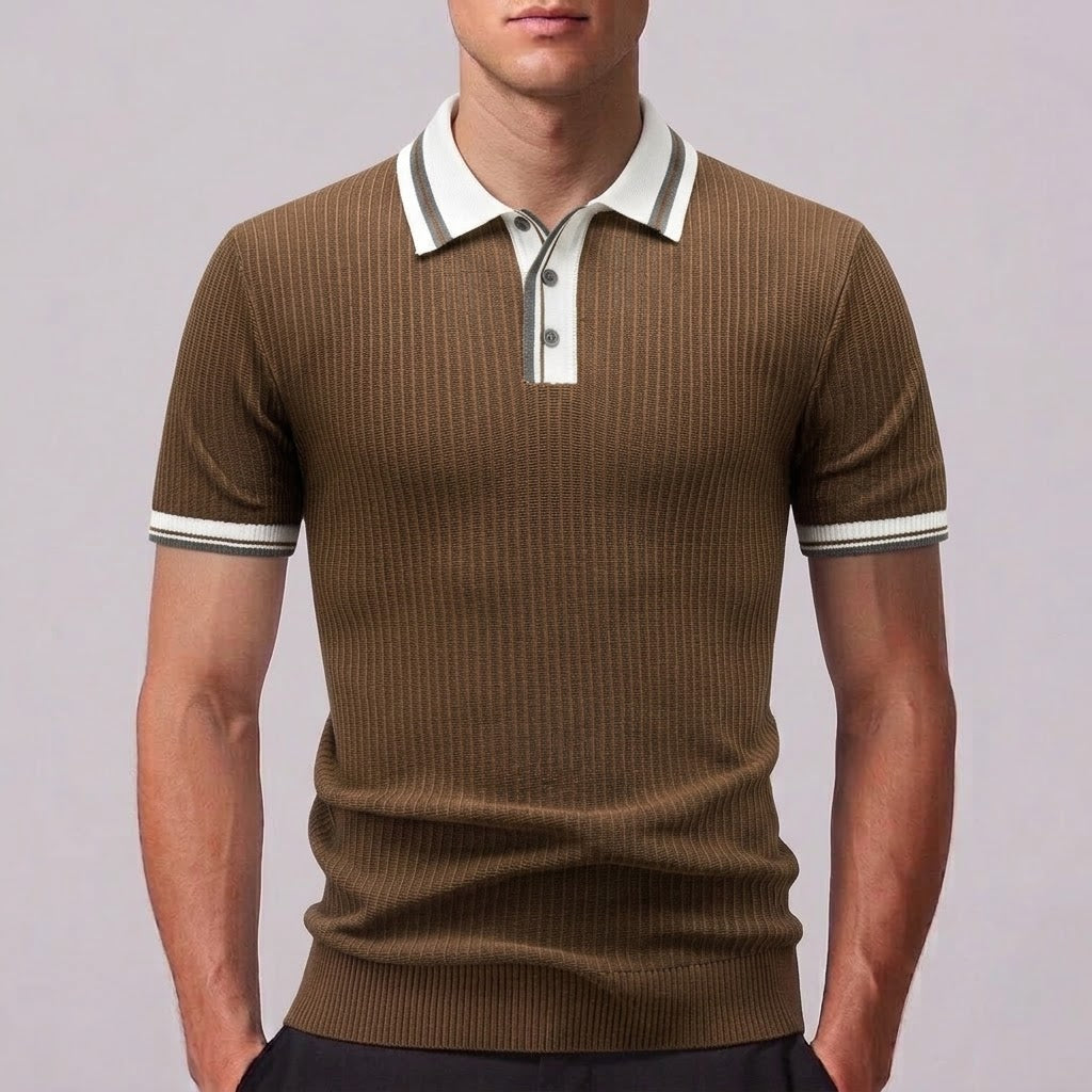 JAMES | Polo with contrast piping