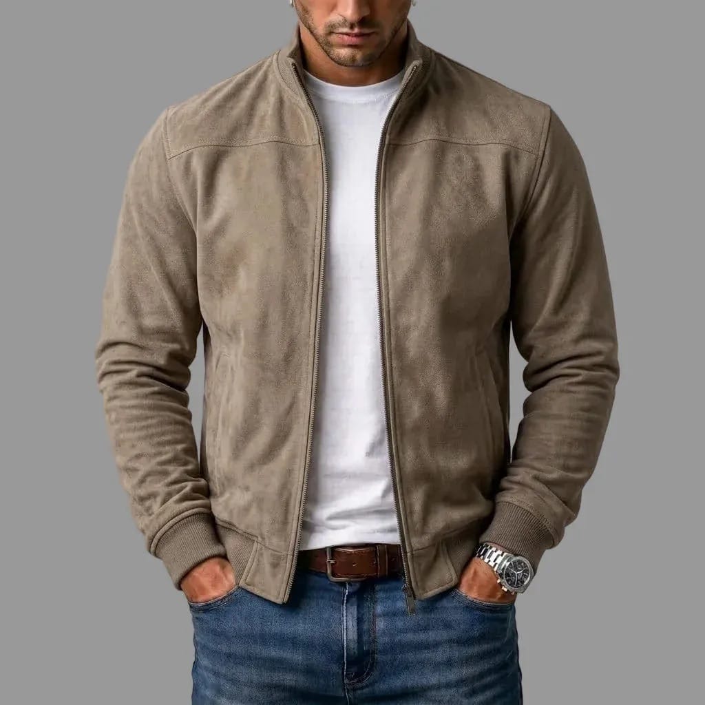 NOAH | Bomber jacket with stand collar