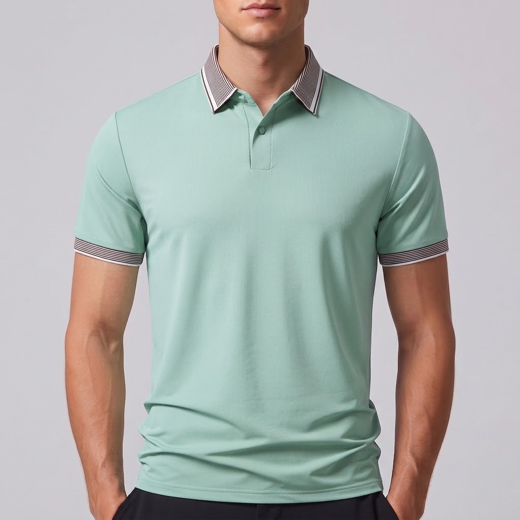 ELIJAH | Polo with contrast stripes