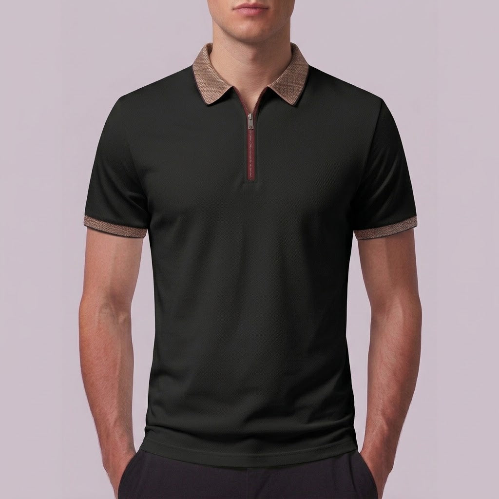 HARPER | Polo with contrast collar