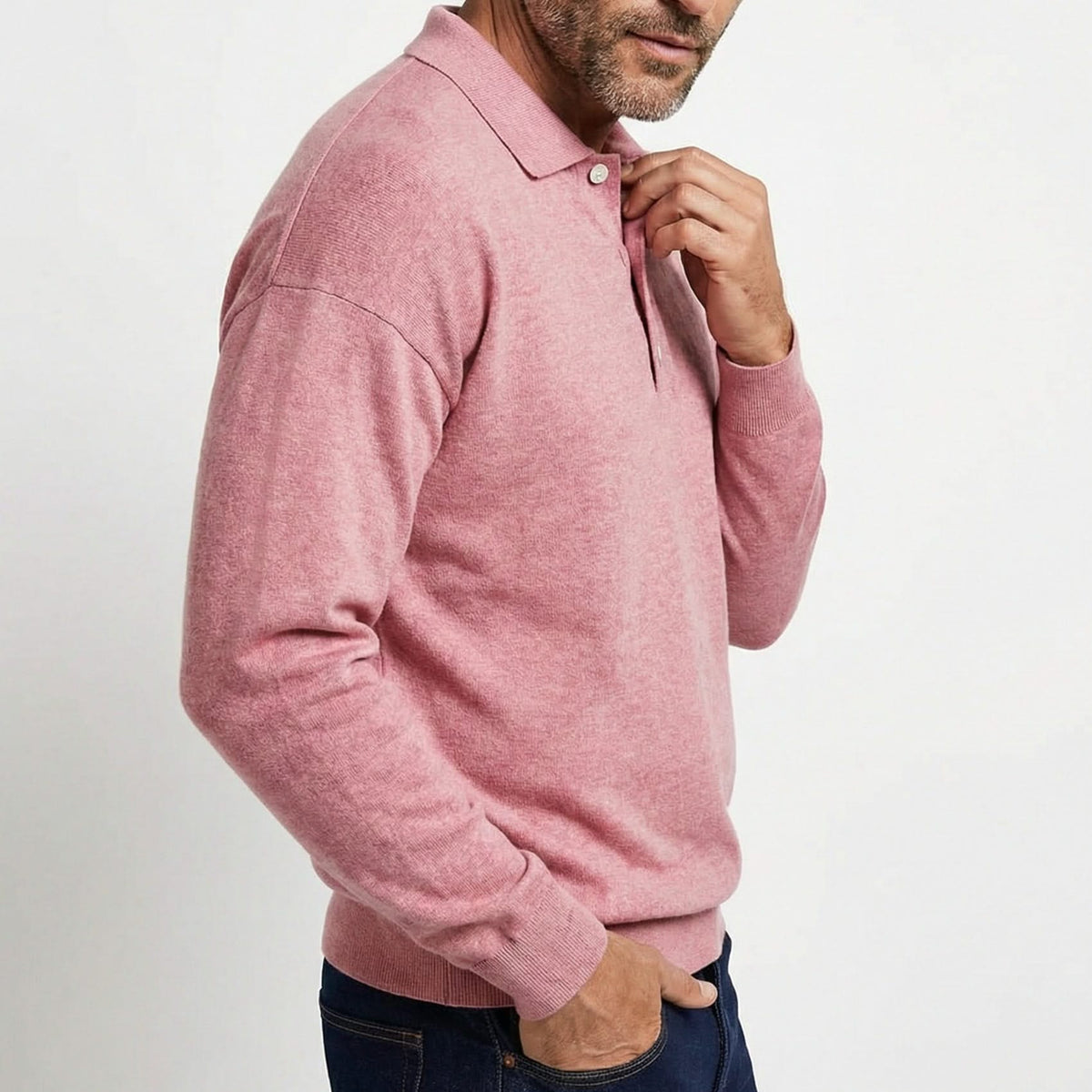 CORVIN | Polo shirt with lapel collar