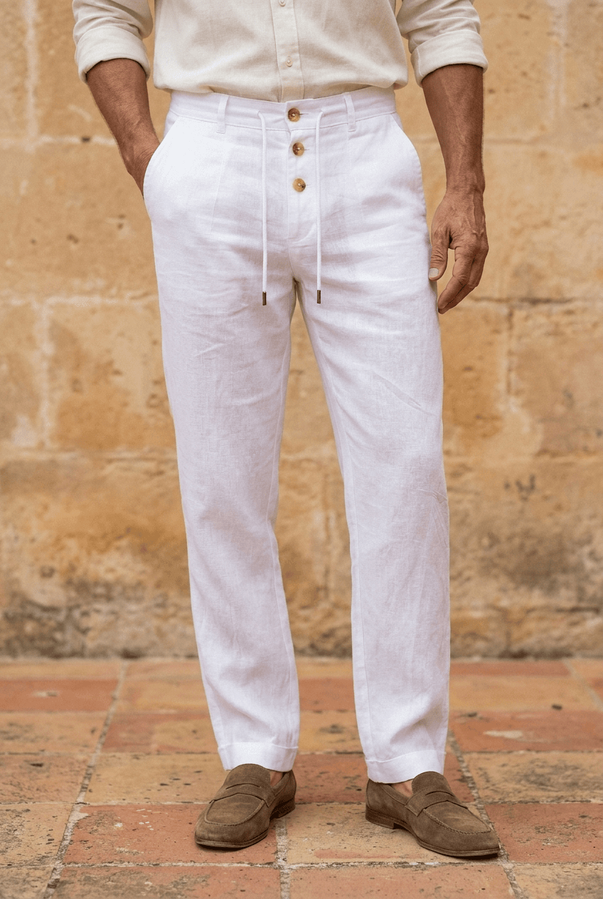 JACKSON | Pants with pleated front