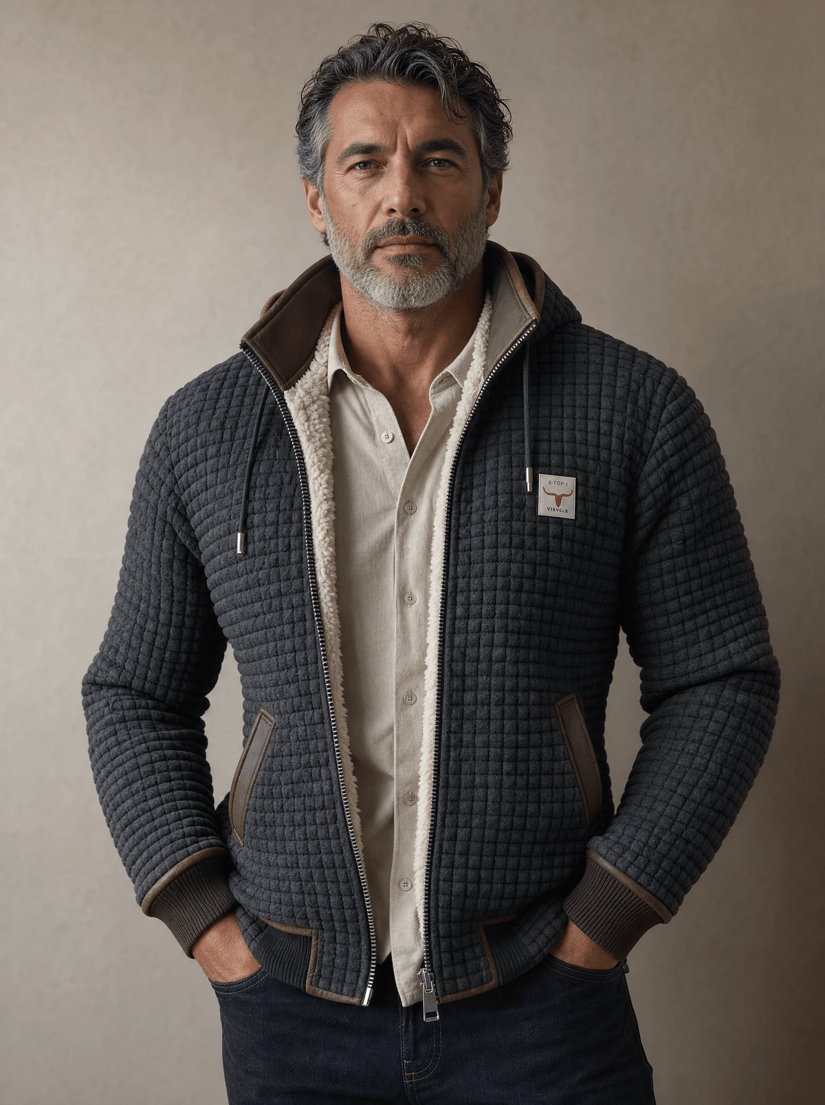 WILLIAM | Jacket with sherpa lining