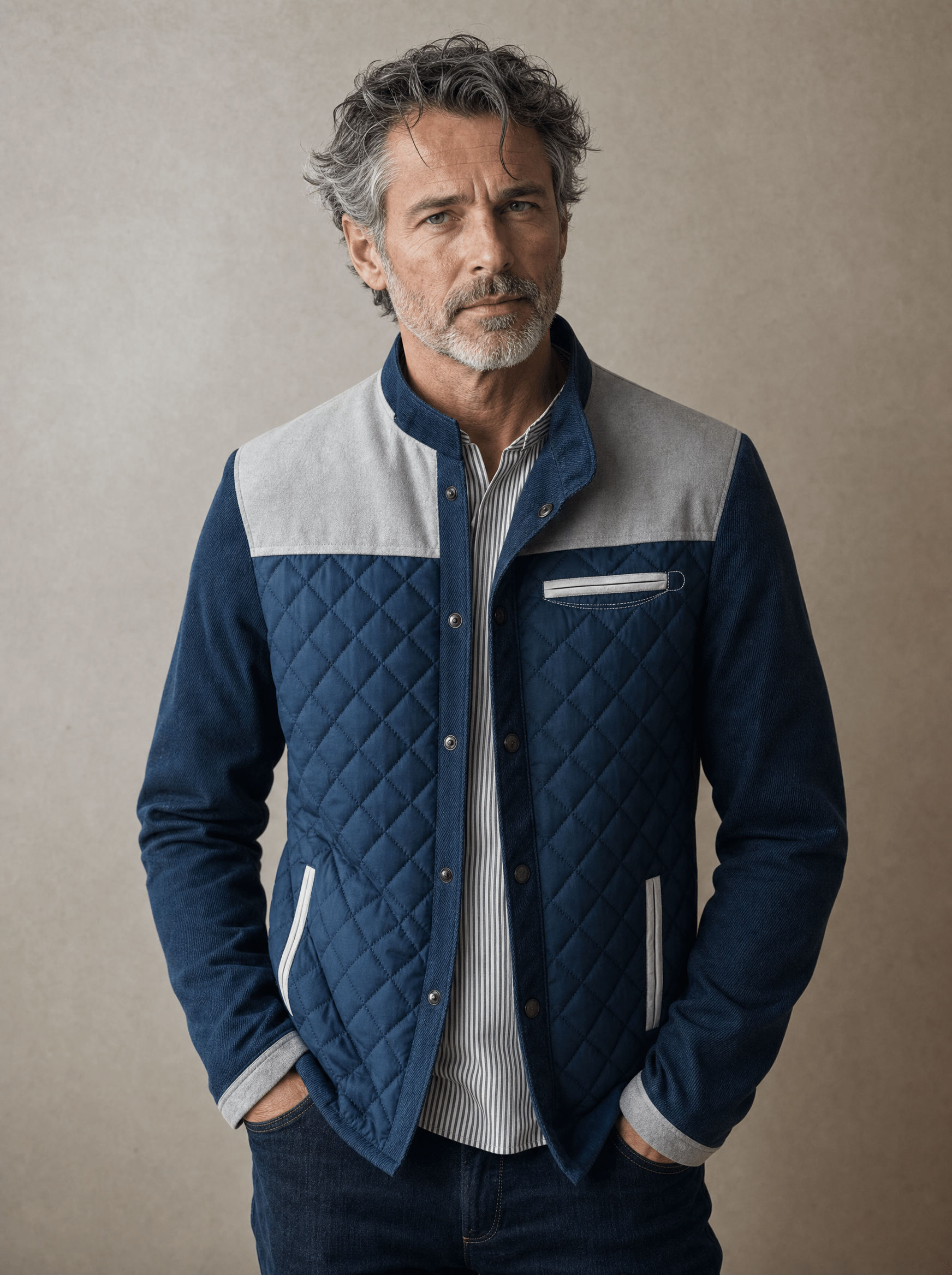 ANDRÉ | Quilted field jacket