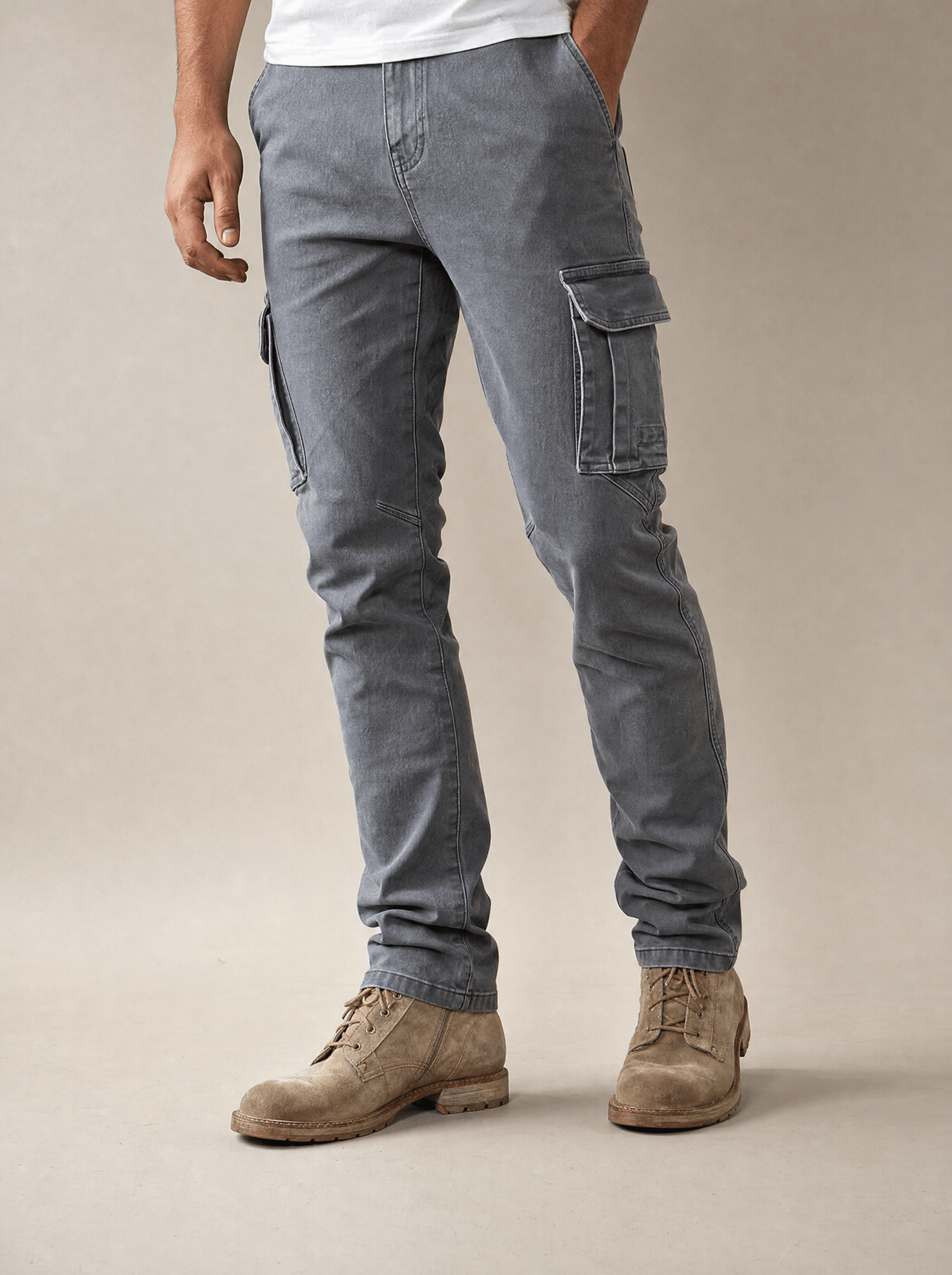 OLIVER | Cargo pants with stretch fabric