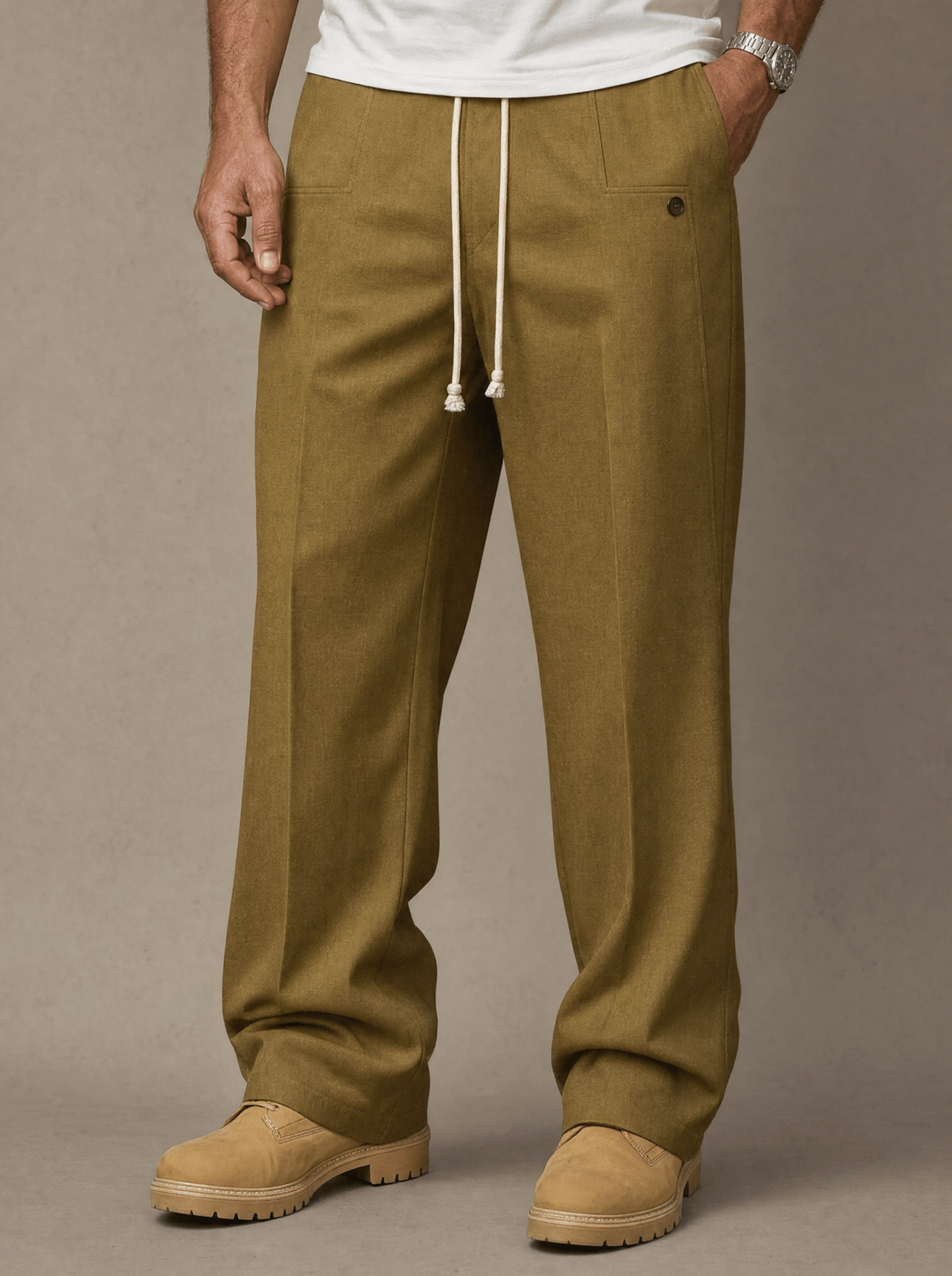 LIAM | Relaxed pants with high rise