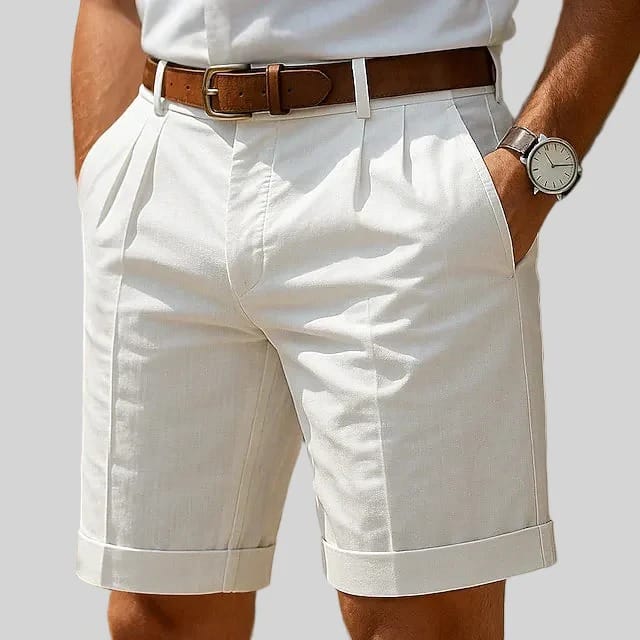 NOAH | Shorts with pleated front