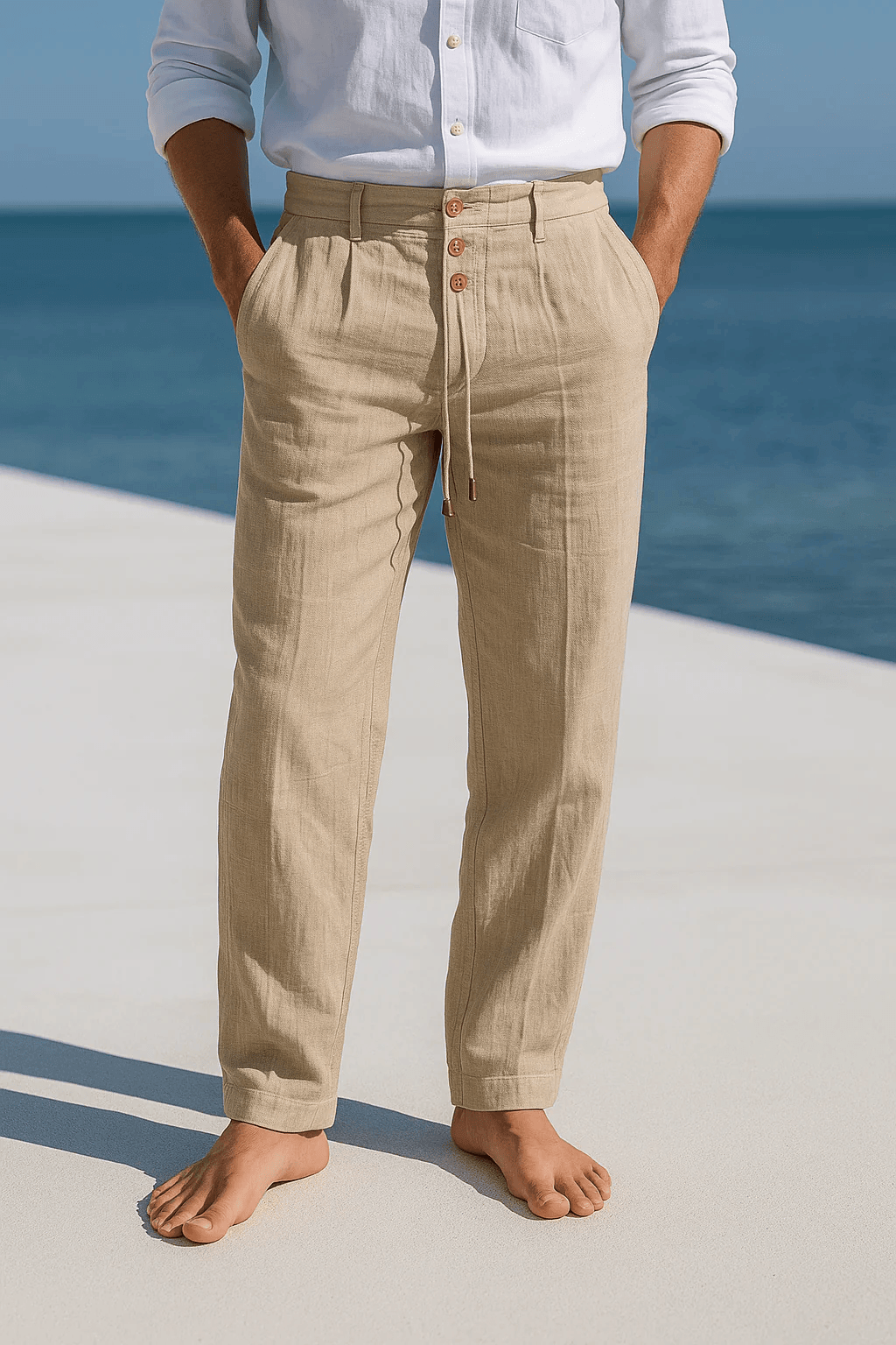 JACKSON | Pants with pleated front