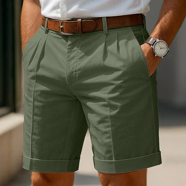 NOAH | Shorts with pleated front