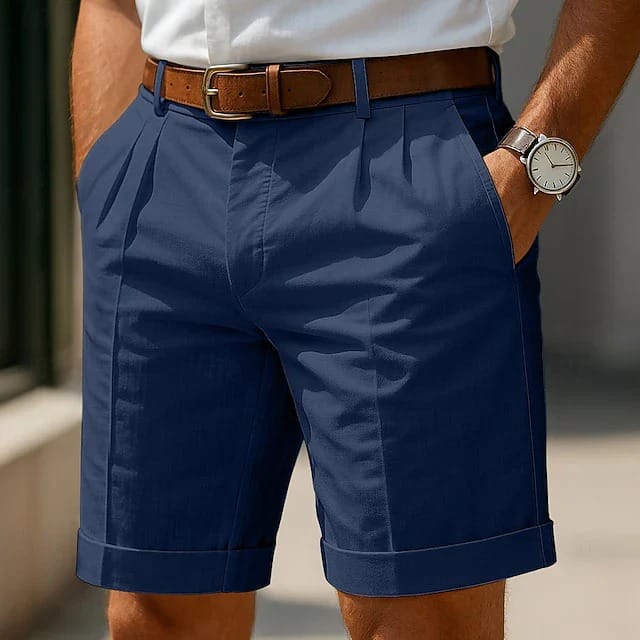 NOAH | Shorts with pleated front
