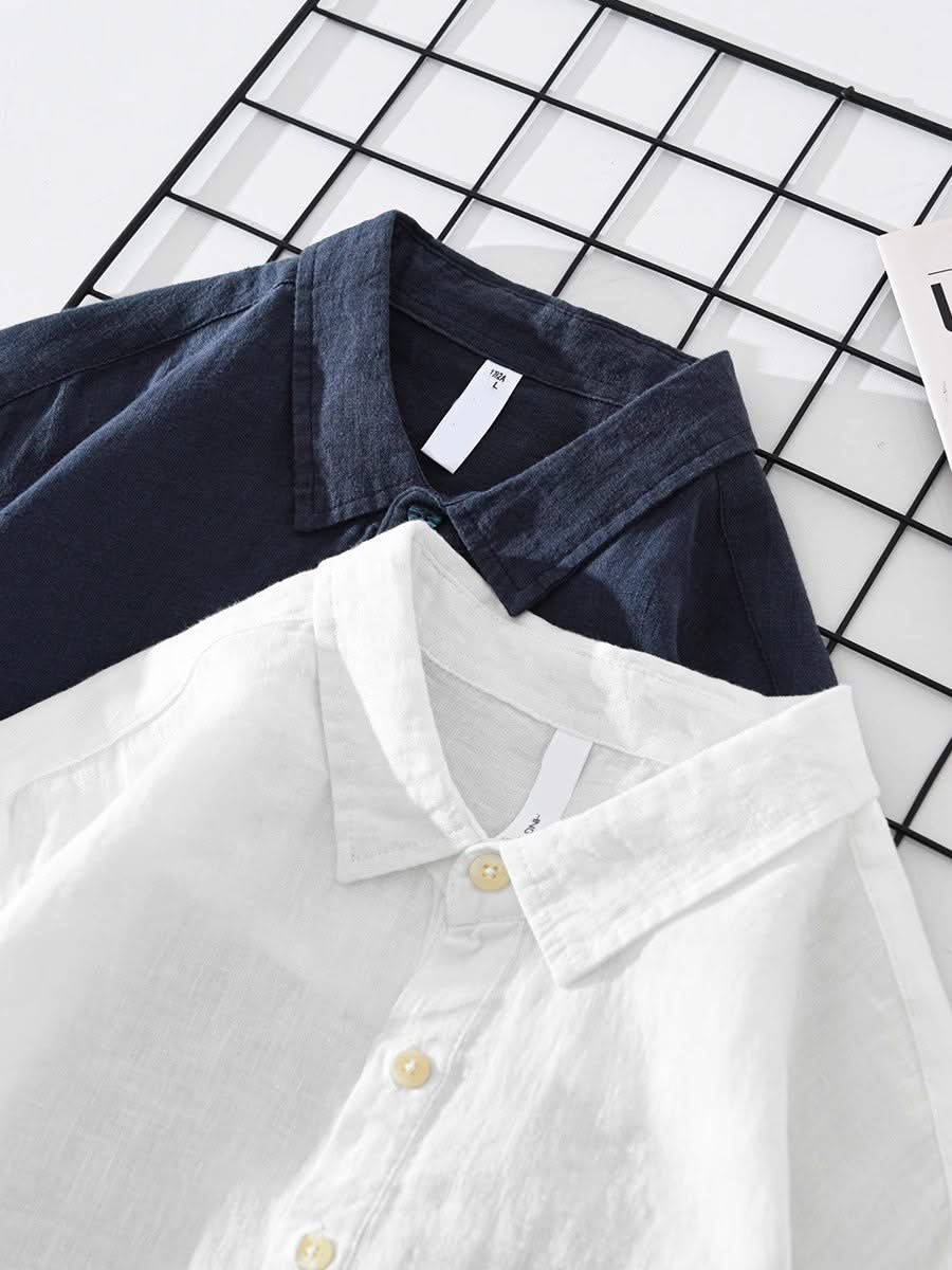 NORA | Shirt with half-placket popover