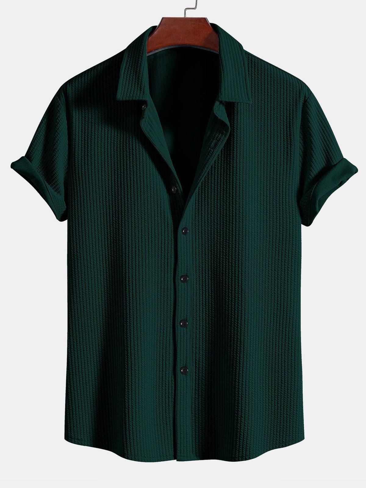 OWEN | Ribbed shirt with muscle fit