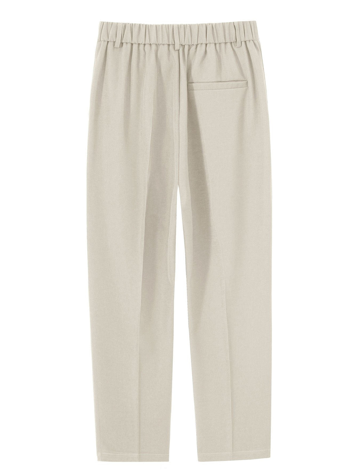 CHLOE | Straight-leg pants with elastic waistband