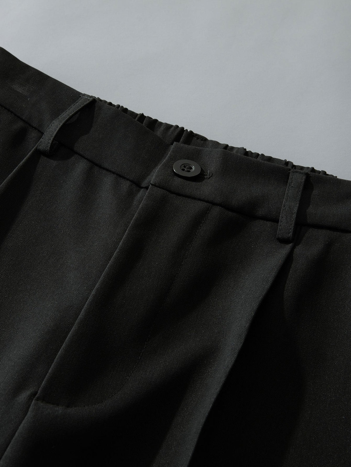 CHLOE | Straight-leg pants with elastic waistband