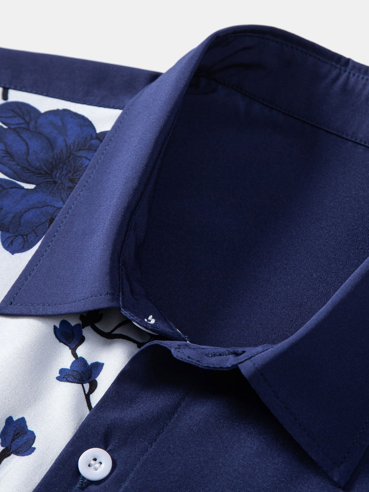 AMELIA | Button shirt with floral patchwork print