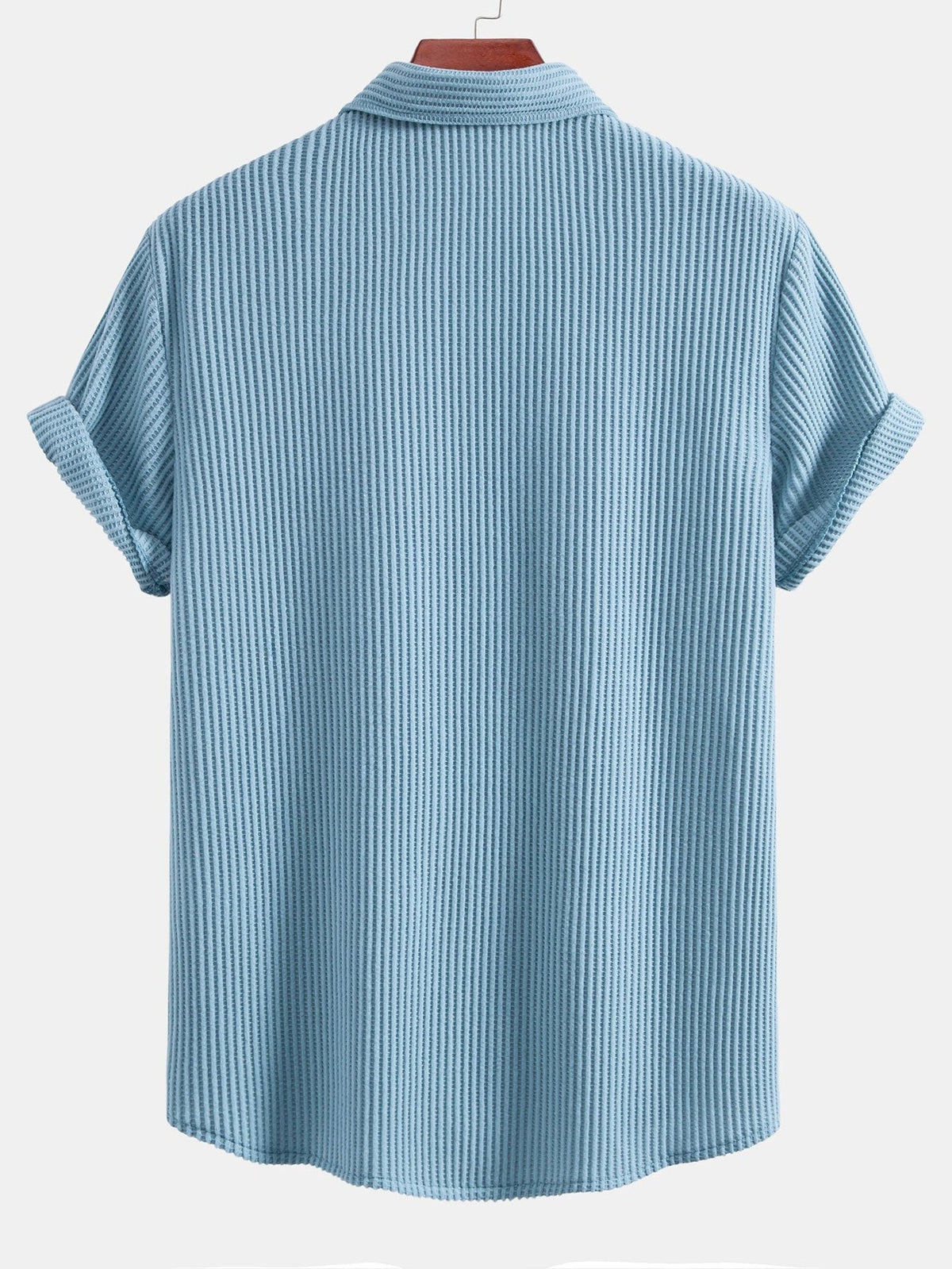 NOAH | Button shirt with waffle texture