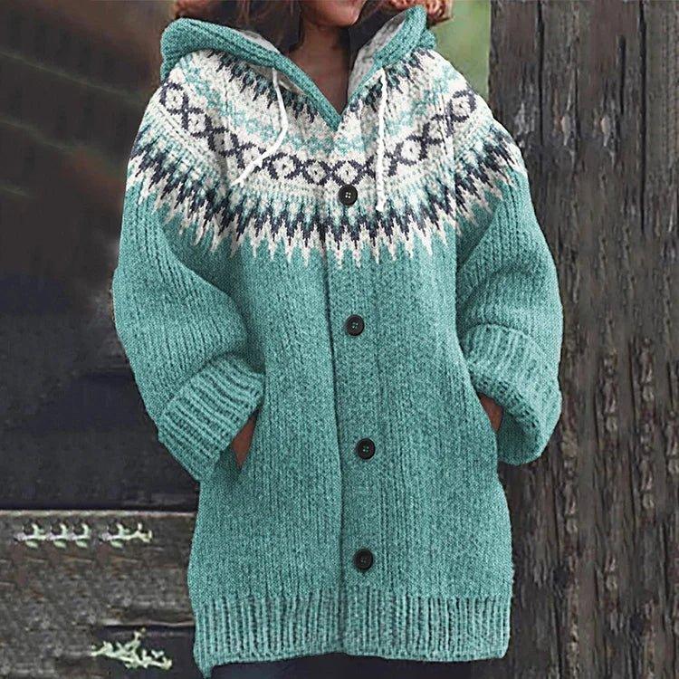 HARPER | Knit cardigan with draped silhouette