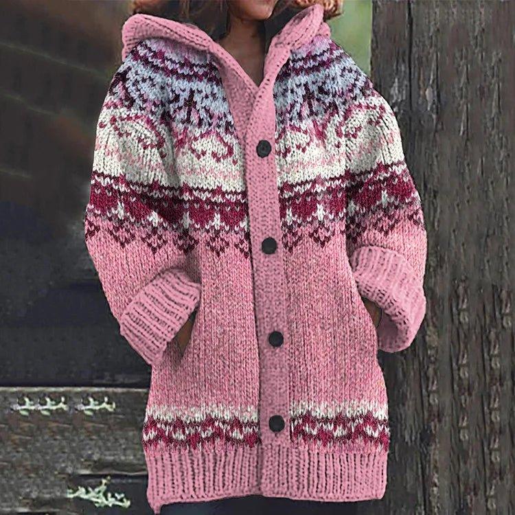 HARPER | Knit cardigan with draped silhouette